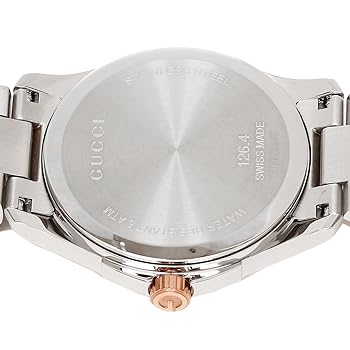 GUCCI 時計 ピンクゴールド Gタイムレス シルバー YA126473 Amazon.co.jp: [グッチ] 腕時計 メンズ YA126473 ピンクゴールド